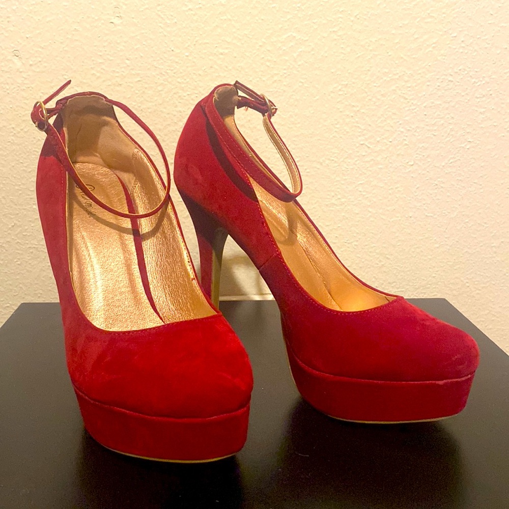 Cherry red heels